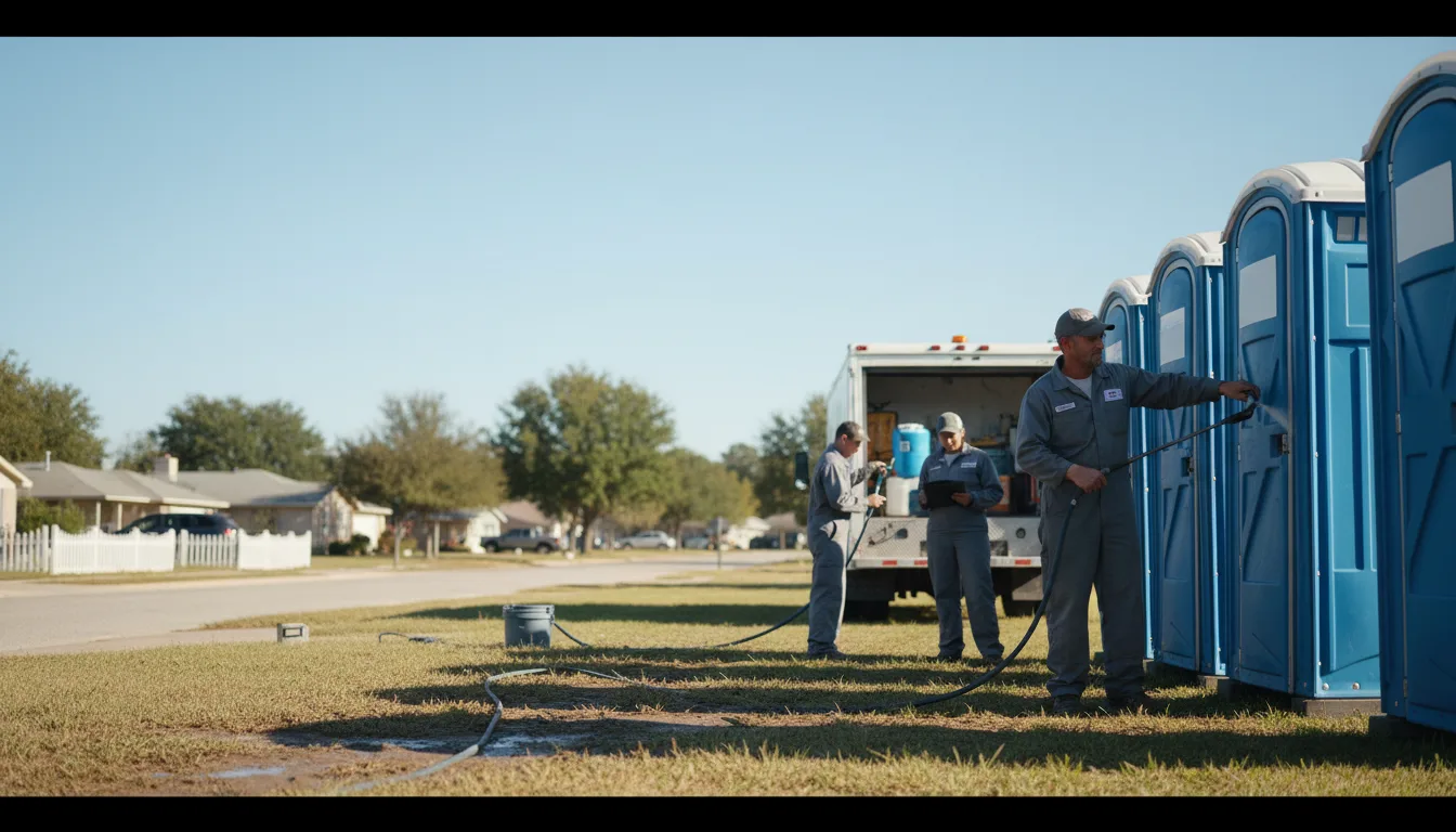 Long-Term Portable Toilet Rental in Shallowater, TX near me